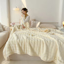 Axyaa Silky Milk Velvet Queen Size Plush Blanket for Sofa Bed