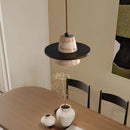 Axyaa Hat Shaped Stone Dining Pendant Lamp
