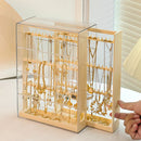 Axyaa Jewelry Storage Organizer Display Rack for Necklaces, Rings, and Earrings
