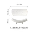 Axyaa Ceramic Tableware Set for Sushi, Hot Pot, Barbecue - Creative and Elegant Hotel Dining.