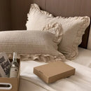 Axyaa Korean Lace Ruffled Pillowcases (Set of 2)
