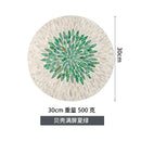 Axyaa Seashell Tray: Japanese-Inspired Round Storage Plate for Stylish Home Organization