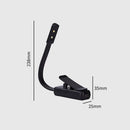 Axyaa Mini LED Book Light USB Rechargeable Adjustable Clip Reading Lamp