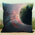 Axyaa Astronomical Map Linen Pillowcase for Home & Office Sofa Decor