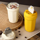 Axyaa Double Layer Stainless Steel Thermos Cup with Rope - Leak-Proof Travel Water Bottle
