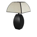 LED Fabric Lampshade Table Lamp Axyaa - Stylish Decorative Lighting with Bulbs
