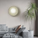 Axyaa Cream Resin Wall Lamp for Living Room and Restaurant Lighting