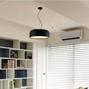 Axyaa Round Ceiling Light: Nordic Minimalist Chandelier for Living Room, Bedroom, Dining Room, Study