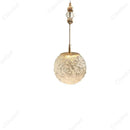 Axyaa LED Cream Glass Chandelier for Full-Spectrum Eye Protection Lighting