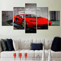 Axyaa Cars Countach LPI 800-4 Canvas Wall Art Poster Set for Home Decor