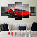 Axyaa Cars Countach LPI 800-4 Canvas Wall Art Poster Set for Home Decor