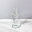 Axyaa Geometric Crystal Glass Sculpture Stack Home Decor Figurines