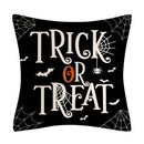 Axyaa Spooky Pumpkin Bat Pillowcase for Home Sofa Cushion Decor