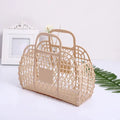 Axyaa Hollow Plastic Tote Basket: Spacious & Portable Beach, Travel, Shower, Home Essential