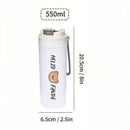 Axyaa Clear Plastic Water Bottle With Rope - Leak Proof Portable Sport Cup