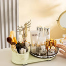 Axyaa Rotating Cosmetic and Jewelry Organizer for Makeup, Brushes, Lipsticks