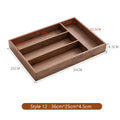 Axyaa Solid Wood Entrance Desk Organizer Tray - Storage for Keys, Jewelry, Cosmetics