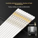Axyaa Ceramic Chopsticks: High-end Anti Mold, Drop, Slip Chinese Tableware