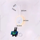 Axyaa LED Adjustable Angle Wall Lamp USB Charging Dimmable Reading Light