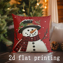 Cute Christmas-themed Axyaa Pillow Covers for Sofa, Bedroom, Car - Rectangular Cushion