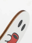 Axyaa Ghost Wooden Stickers: Cute Ghost with Coffee Cup Design for Decorating Fridge & Coffee Machine