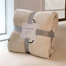 Axyaa Luxury Flannel Travel Blanket: Lightweight, Soft, Non-shedding, Colorfast Multipurpose Blanket