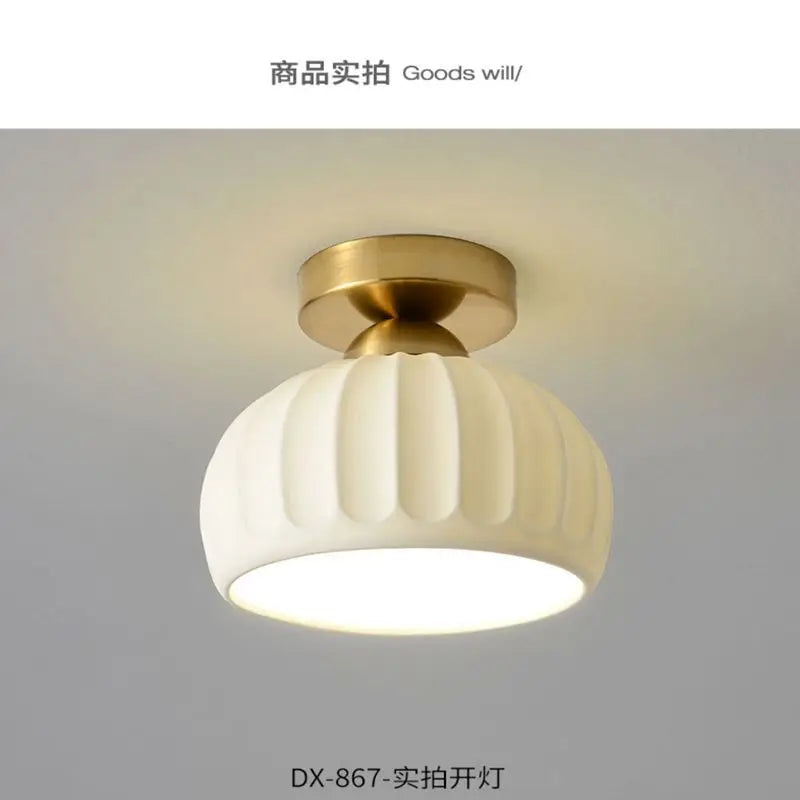 Nordic Acrylic Chandelier Ceiling Lamp for Aisle Corridor Balcony - Axyaa