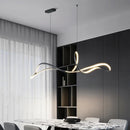 Axyaa Minimalist LED Pendant Lights for Living Dining Room, Bar Ceiling Chandeliers