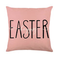 Axyaa Spring Rabbit Pillowcase 45x45cm Decorative Linen Sofa Cushion Cover