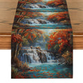 Autumn Maple Table Runner for Dining & Kitchen Decor by Axyaa