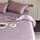 Axyaa Silk Bedding Set: Duvet Cover, Quilt Cover & Pillowcase, 100% Natural Silk