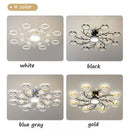 Axyaa Starry Sky Chandelier LED Ceiling Lamp for Modern Nordic Living Room