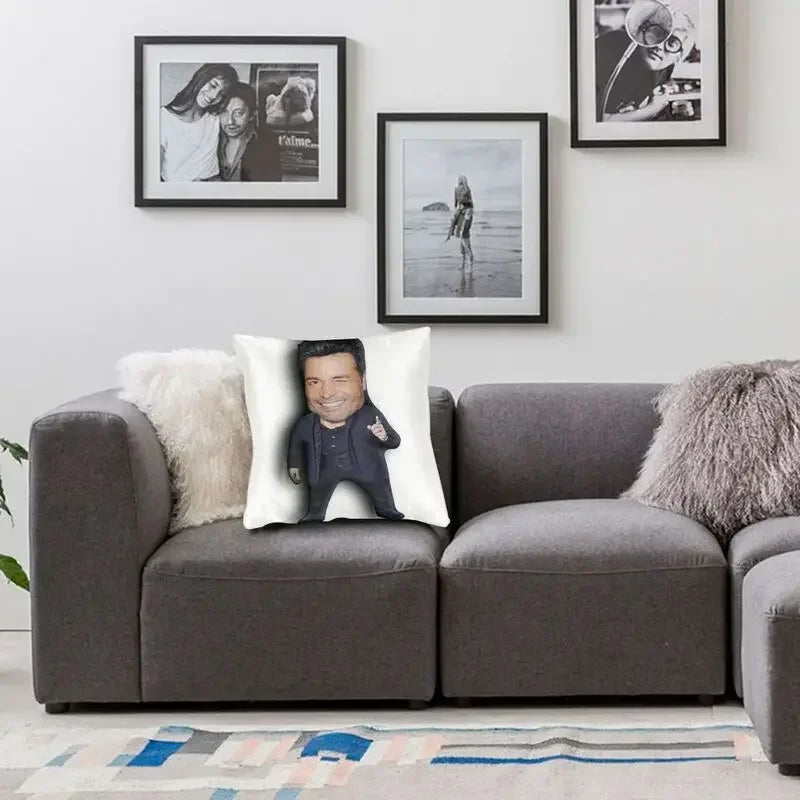 Axyaa Chayanne Chiquito Velvet Cushion Cover Double Sided Singer Music Home Decoration