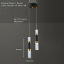 Axyaa Bubble Acrylic Pendant Lamp, Modern Integrated LED Pendant Lights for Kitchen