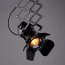 Axyaa Industrial Chandelier: Vintage Loft Telescopic Spotlights for Bar, Cafe, Clothing Store