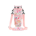 Axyaa Daisy Water Bottle Holder for Stanley Cup 40oz - Cute Tumbler Bag