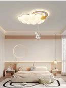 Axyaa Rainbow Cloud Ceiling Lamp for Kids' Room Decor and Eye Protection