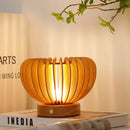 Axyaa Nordic Wooden USB Table Lamp Foldable Art Light Home Decor Bedside