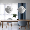 Axyaa Nordic Silk Chandelier LED Pendant Lights for Home Decor
