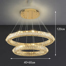 Axyaa LED Ceiling Chandelier for Bedroom and Dining Room Lighting