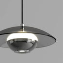 Axyaa Glass Saucer Pendant Light for Bedroom Foyer, Dimmable Intelligent Home Lighting