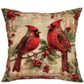 Axyaa Retro Christmas Reindeer Pillowcase Cover