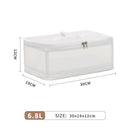 Axyaa Large Folding Storage Box for Cosmetics, Shoes, Clothes - Washable & Moisture-Proof