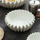 Axyaa Wave Edge Ceramic Insulation Plate Set - Molecular Cuisine Tableware