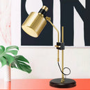 Axyaa Postmodern Metallic Designer Table Lamp for Living Room Bedroom Study Home Lighting