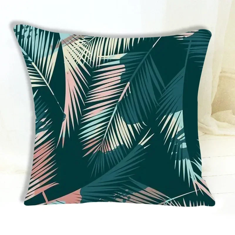 Abstract Leaf Cushion Cover by Axyaa - 45*45cm