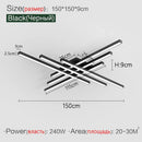 Axyaa Modern Duplex Villa Ceiling Light for Bedroom Living Room Hall Nordic Minimalist-Look Lamp