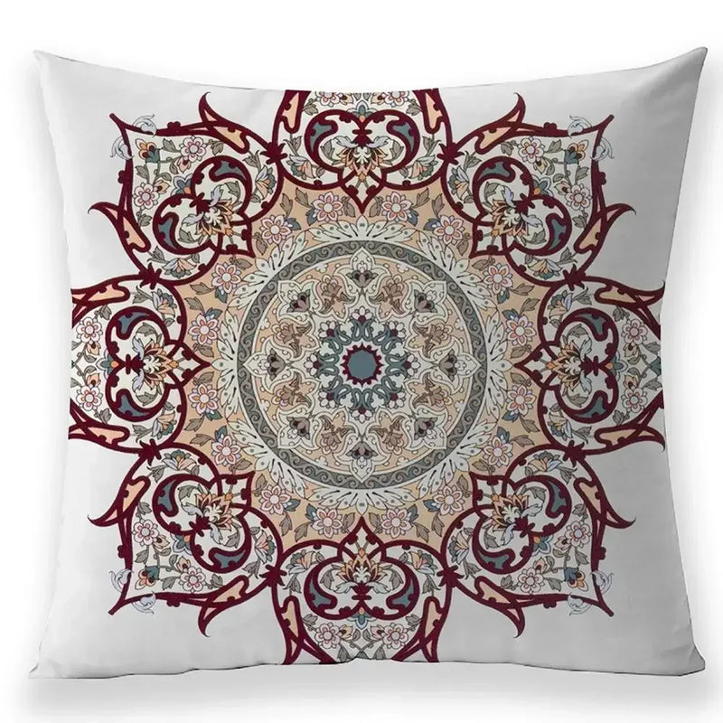 Axyaa Bohemian Mandala Pillow Case - 45*45 cm - Linen Pillowcases