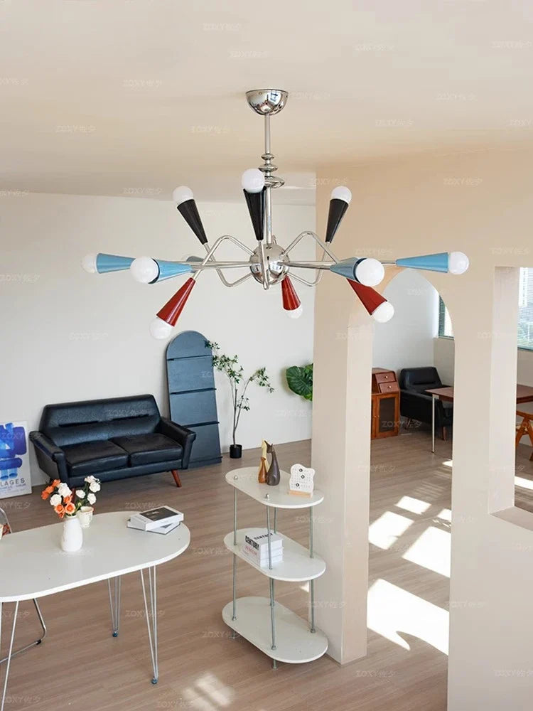 Axyaa Colorful Pendant Chandelier for Dining Bedroom Living Room