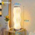 Axyaa Grass Skirt Design Floor Light: Aesthetic Nightstand Lamp for Bedroom Studio Decor